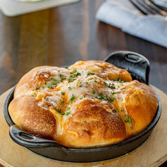 Heat-Treated 14 Ounce Round Cast Iron Mini Server