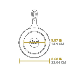 Essential Seasoned Cast Iron Skillet Set