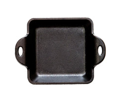 Heat-Treated 10 Ounce Square Cast Iron Mini Server